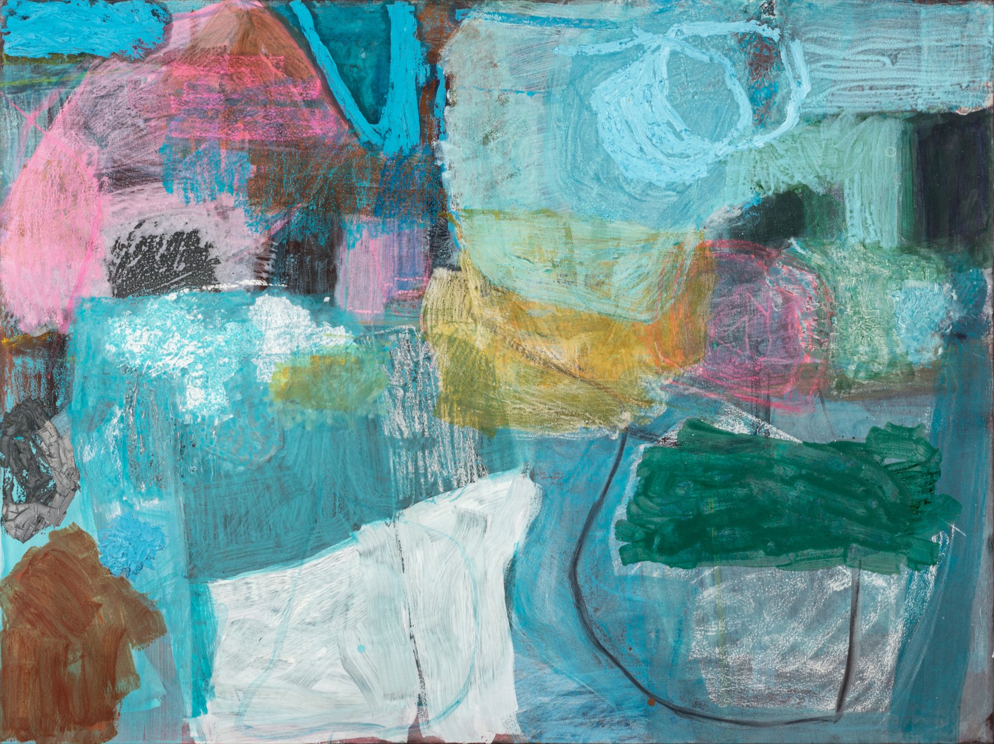 Seabird 2022 120x160cm raw pigment chalk and oil paint on canvas £6800 copy Paintings RECENT